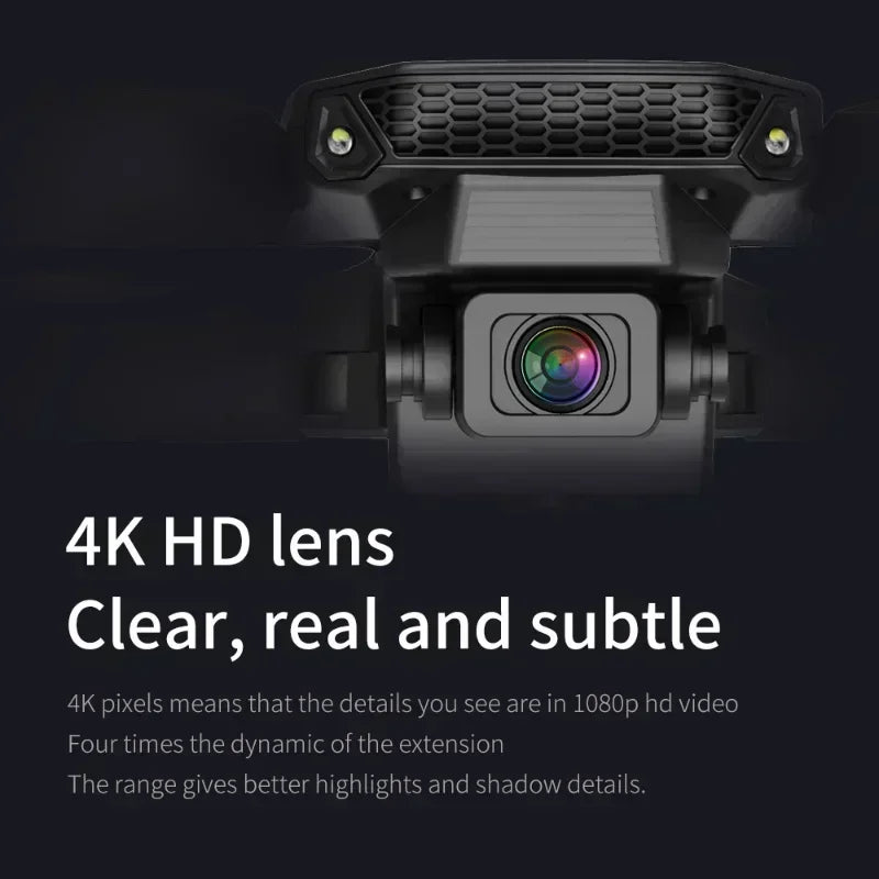 E88 Pro RC Drone WiFi FPV Height Hold Foldable Obstacle Avoidance 4K Wide-Angle HD Camera Quadrotor Helicopter Children's Toys