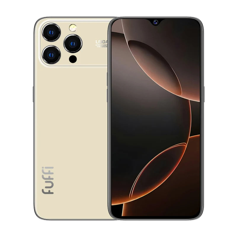 Global Vision 17 Pro Max Smartphone 5G Android 12 8GB RAM 512GB ROM 6.3 Inch Phone 2280x1080HD 24+48MP 4 5G Network Mobile Phone