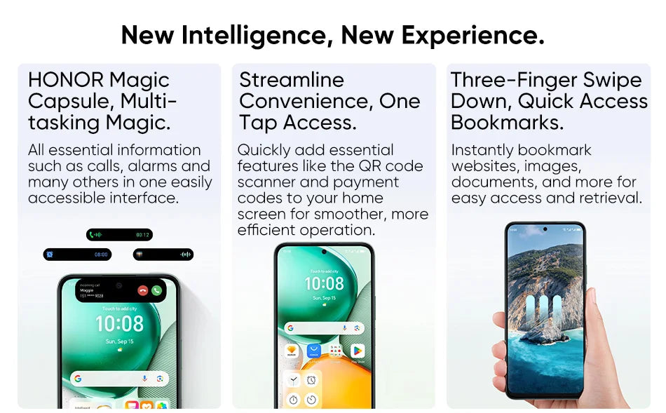 2024 New HONOR X7c 4G Global Version Snapdragon 685 6.77" 120Hz IPS LCD Display 108MP Dual Camera 6000mAh Long Battery IP64