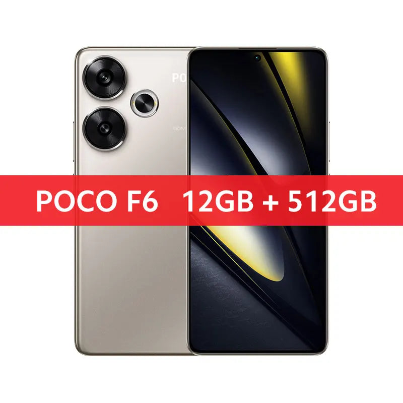 World Premiere POCO F6 Smartphone Global Version Snapdragon®8s Gen 3 NFC 120Hz Flow AMOLED 90W Turbo Charging 5000mAh Battery