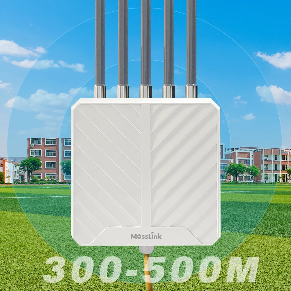 2025 Best 3000Mbps WiFi 6 Wireless Outdoor Access Point Long Range Wifi AP With Dual Band PoE Waterproof Wifi Extender Repeater