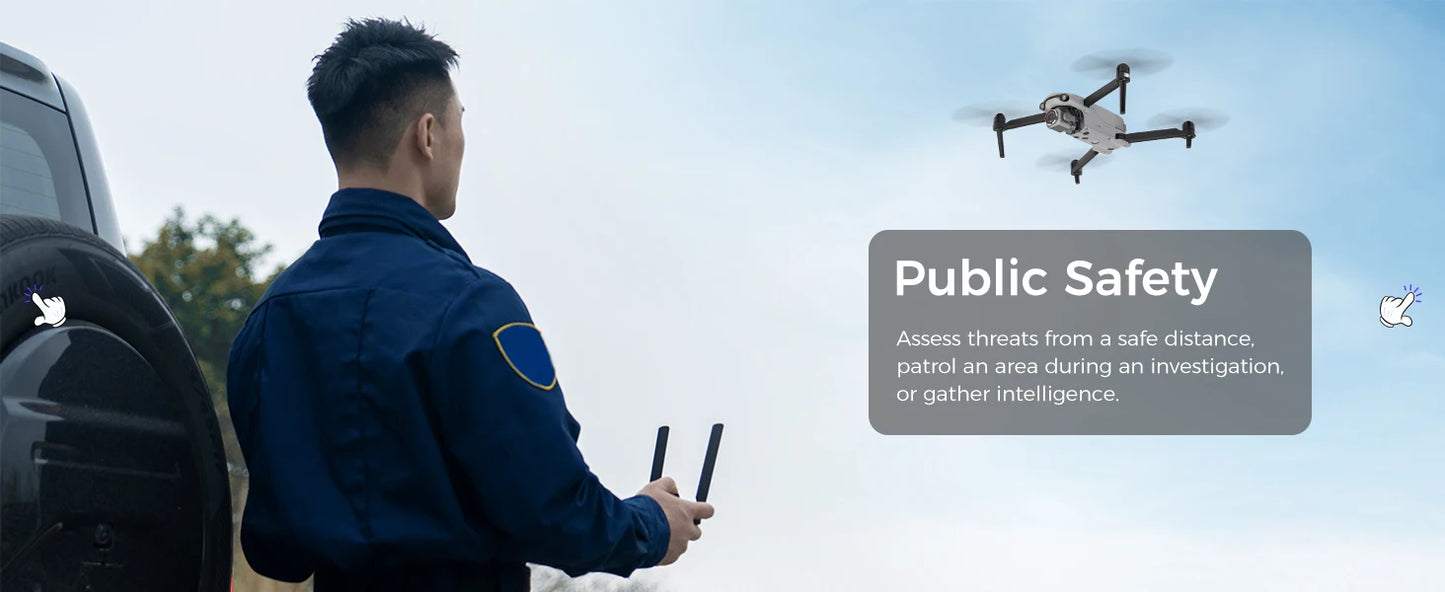 Autel Robotics EVO Lite 6K Enterprise Professional Drone 6K Camera UAV 40 Minutes Flight Time 12km Long Range Drone Basic Combo