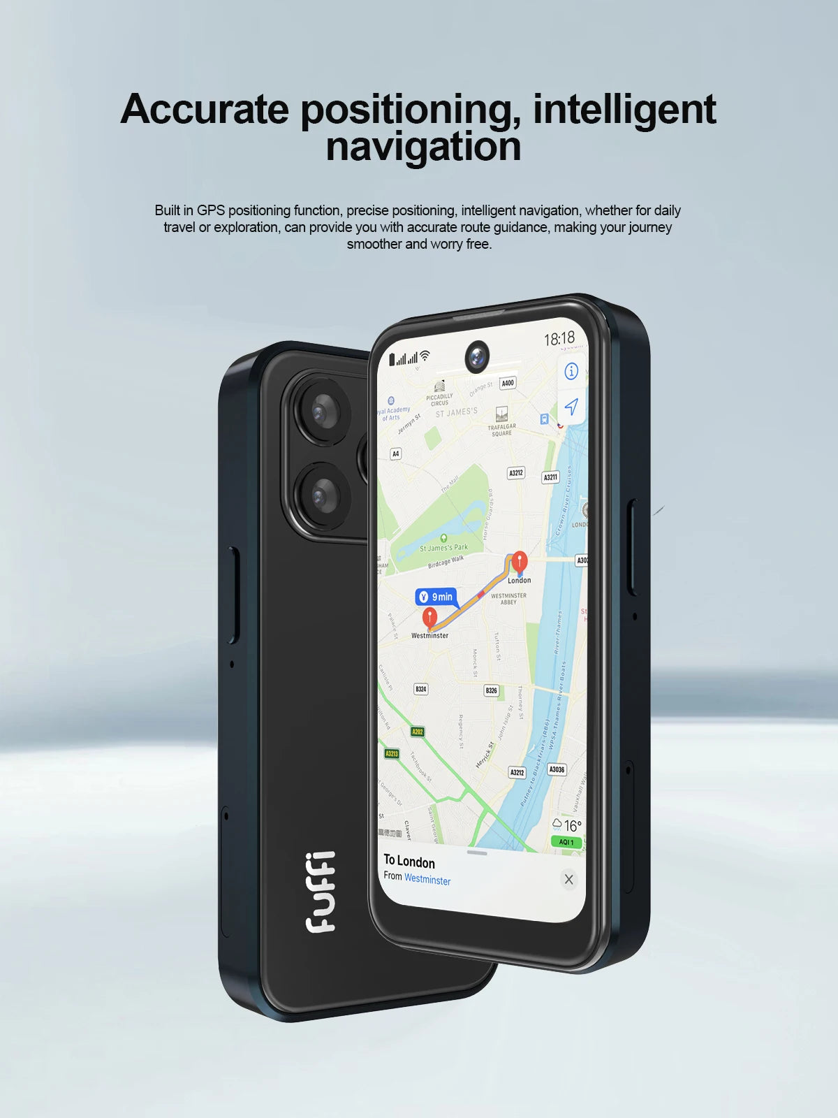 Fuffi XS16 Mini Phone 4G LTE Android10.0 Smartphone 4GB RAM 32GB ROM 4" Display 5MP Camera Dual SIM With Play Store WhatsAPP