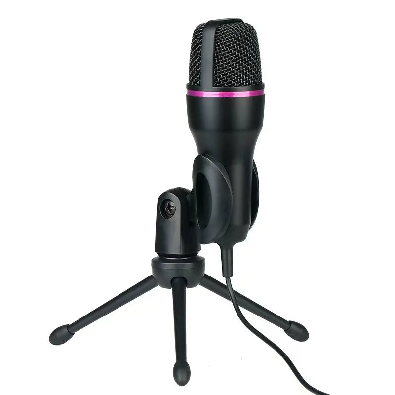 3.5MM/USB Condenser Microphones Professional Microphone Karaoke System Gaming Singing Recording Micro Mic for Computer Laptop