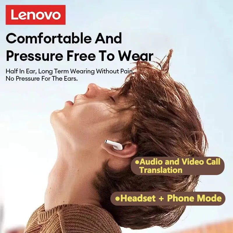 Lenovo LP40 Pro Translation Earburds TWS Bluetooth Real Time Translation Long Endurance AI Earphones Travel Translator Headset