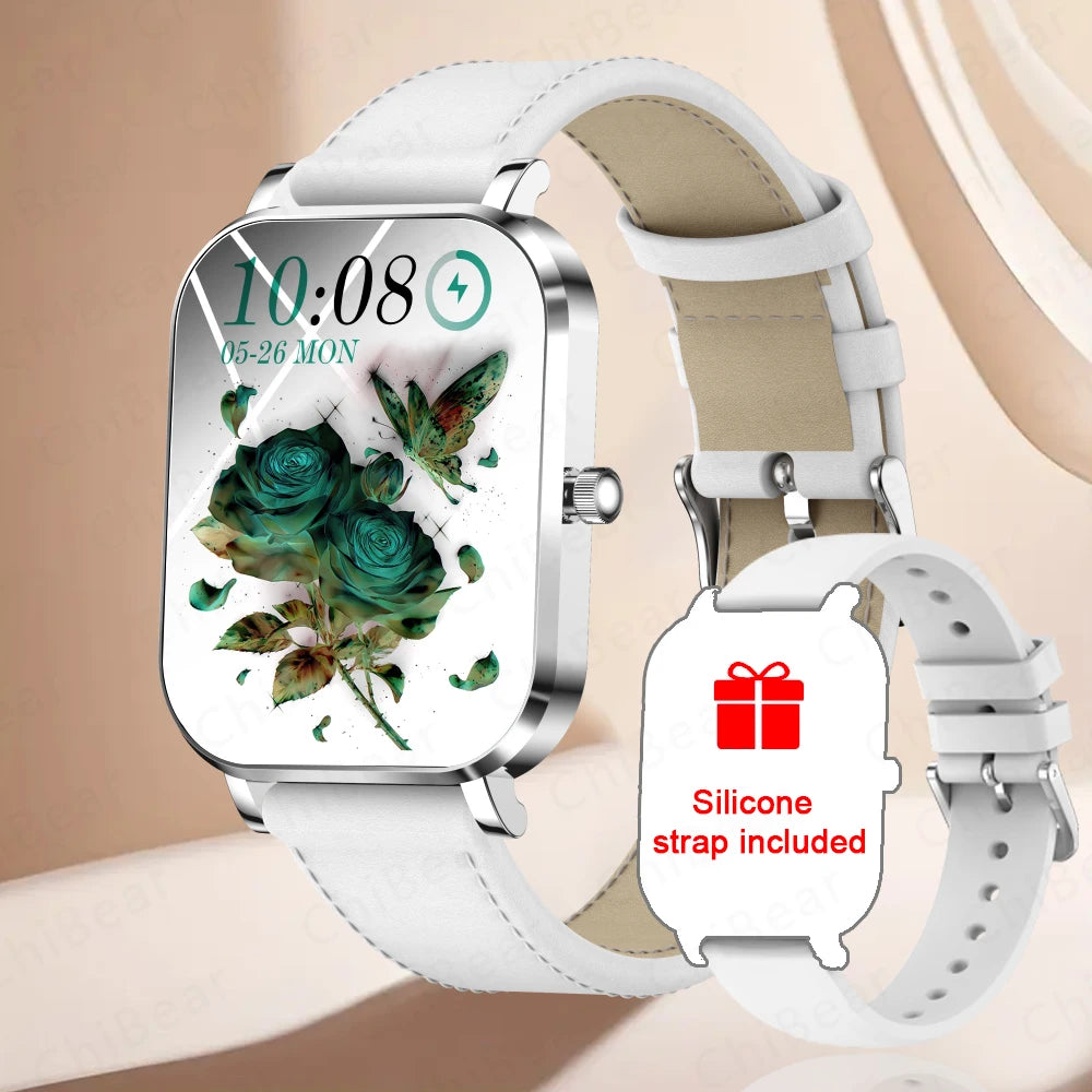 Xiaomi Fashion Women Smartwatch AMOLED HD Screen Heart Rate Blood Oxygen Monitoring BT Call Sports Smartwatch Woman