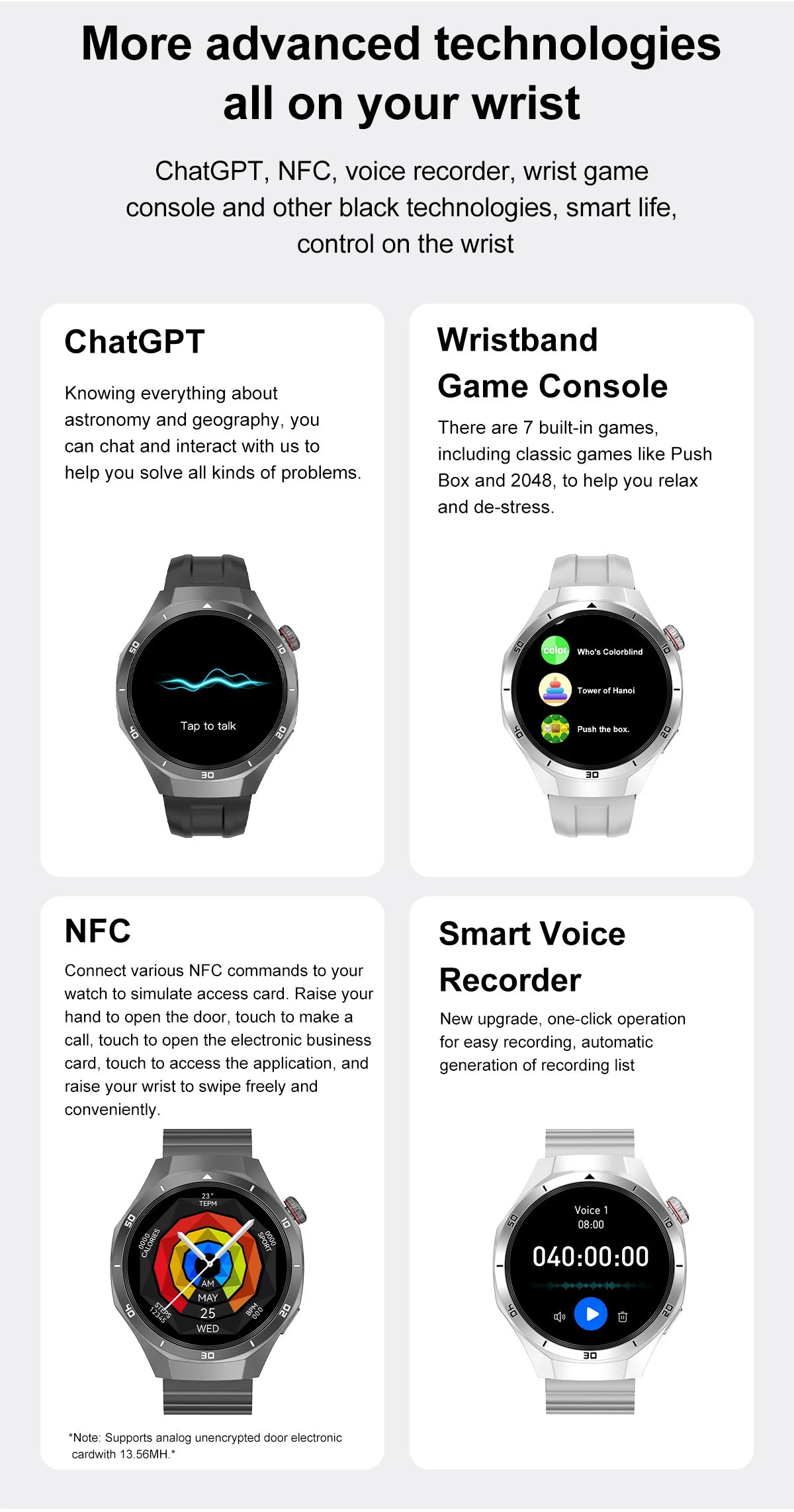 For HUAWEI GT 5 Pro 2025 New SmartWatches 32Gb Memory MP3&MP4 APP Download AGPS Navigation map Bluetooth call NFC SmartBracelet