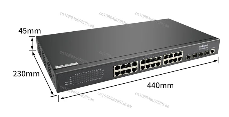 BK 2021 New Product 24 Port TP-link POE Gigabit Port Switch