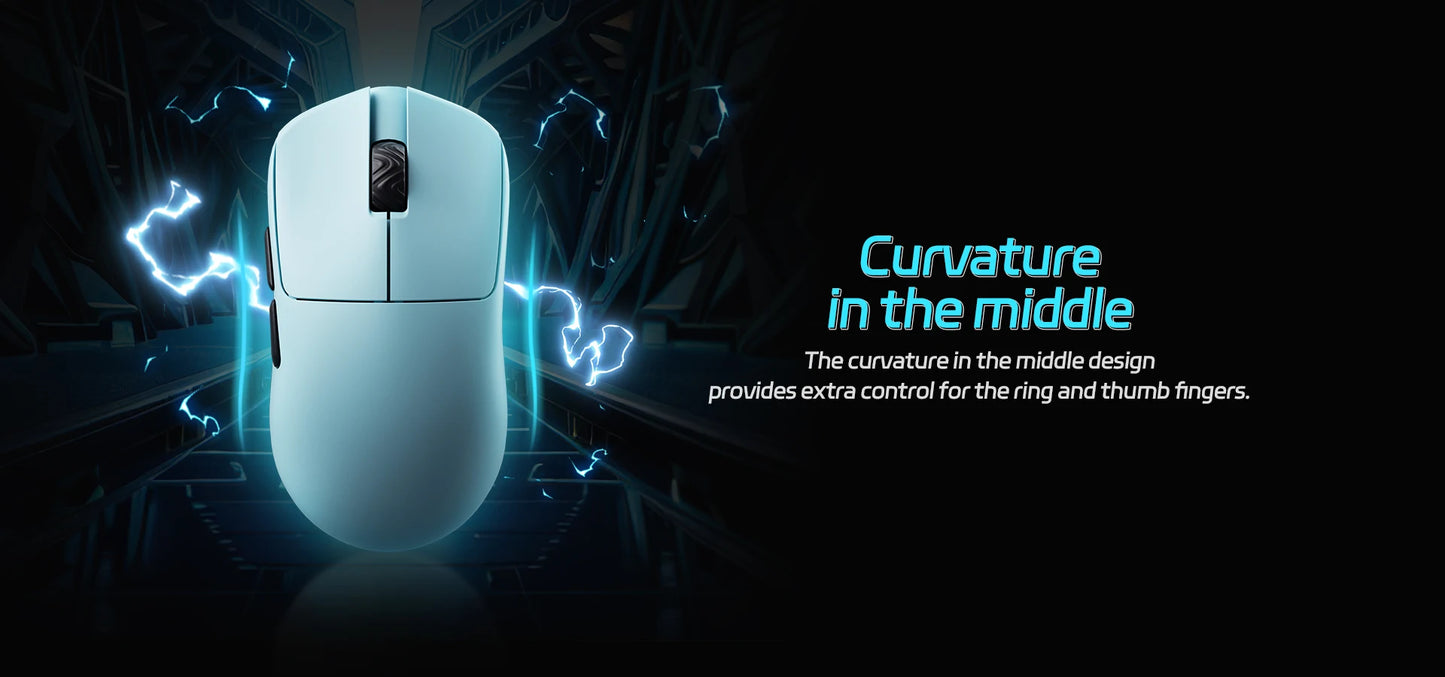 SCYROX V6 Gaming Mouse, Pixart 3950, Omoron Switches, Web Based Software, 8K Dongle Included