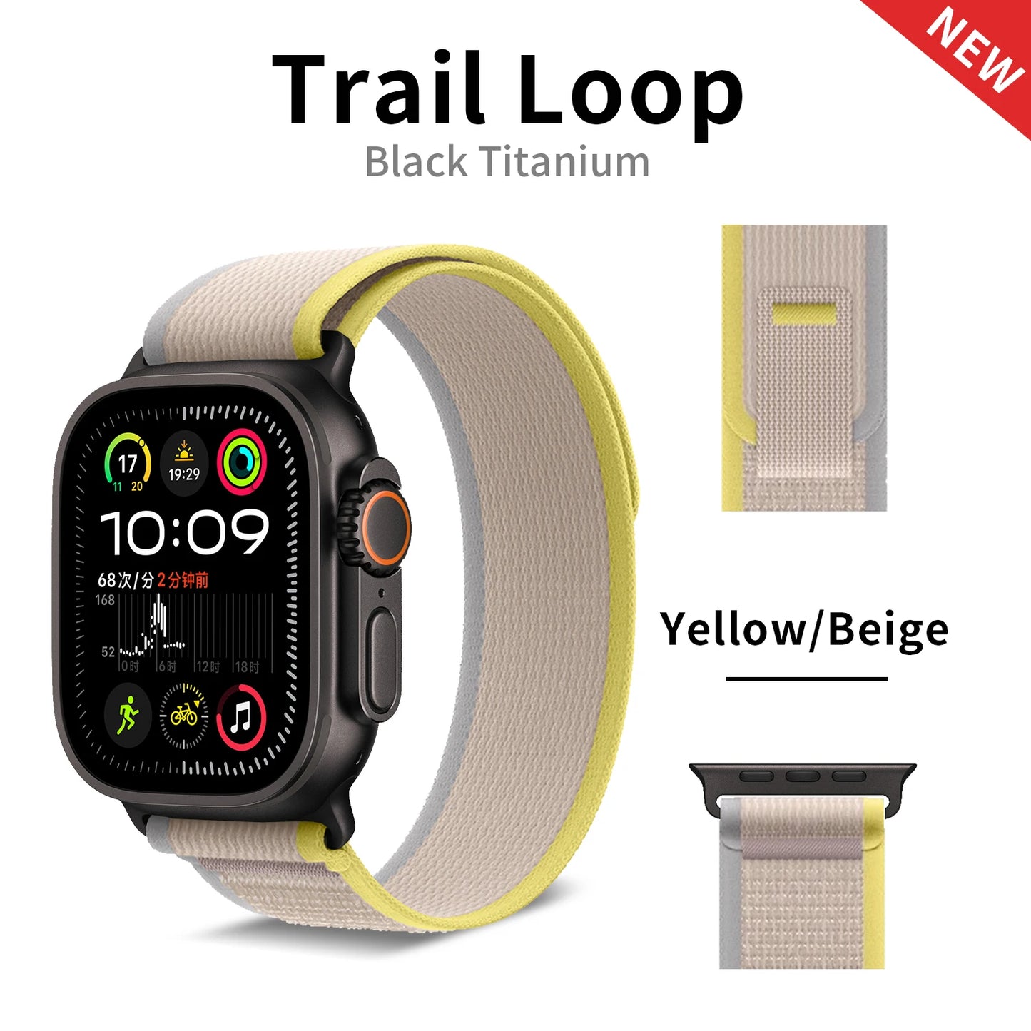 2025 New Suitable for Apple Watch  High Quality Nylon Strap Trail Loop For Watch Series 11 10 9 8 7 SE 3 Ultra 3 2 Band Iwatch