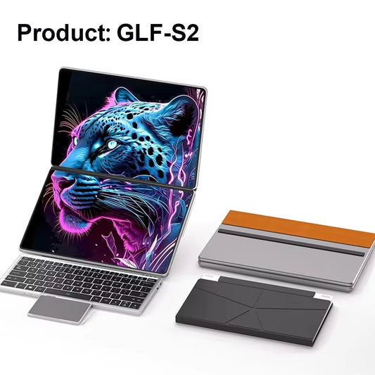 GLF-S2 10.9+10.95 Inch Dual Screen Laptop Intel i3 1215U N100 Touchscreen Notebook WIFI 6 180° flip Win11 Laptop Tablet Computer