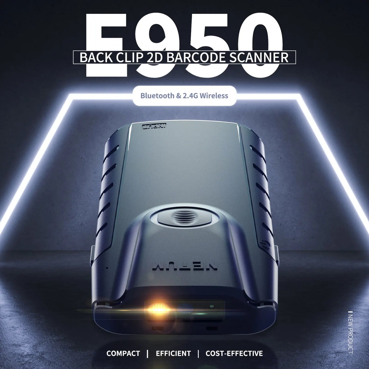 NETUM E740 Wireless CCD Barcode Scanner AND E800 Bluetooth 2D QR Bar code Reader PDF417 Scanner for mobile payment Industry