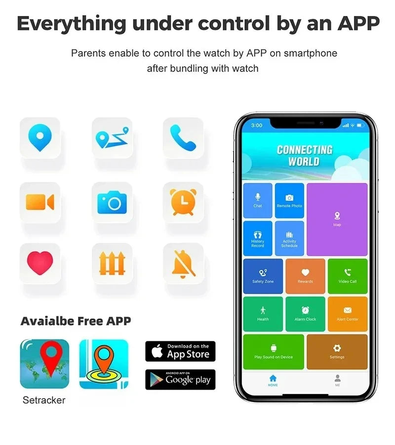 For Xiaomi Kids Smart Watch 5G GPS Location Video Call Sim Card Child Camera Waterproof Upgrade SOS For Boys Girls
