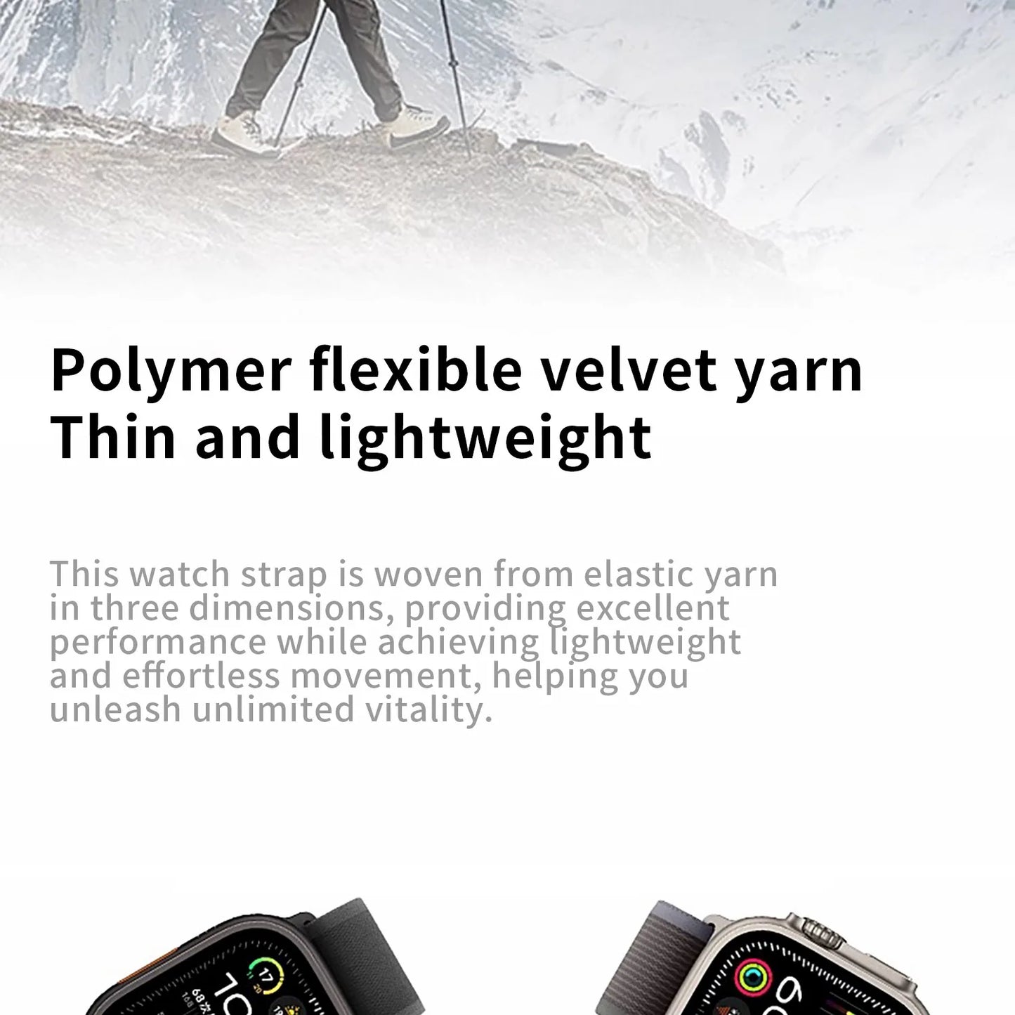 2025 New Suitable for Apple Watch  High Quality Nylon Strap Trail Loop For Watch Series 11 10 9 8 7 SE 3 Ultra 3 2 Band Iwatch