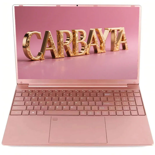 Windows 11 Pro 11th Gen Celeron N5095 Laptop Max 32GB RAM 2TB SSD Dual WiFi (2.4G/5.0G) Bluetooth, and A Chic Pink Keyboard