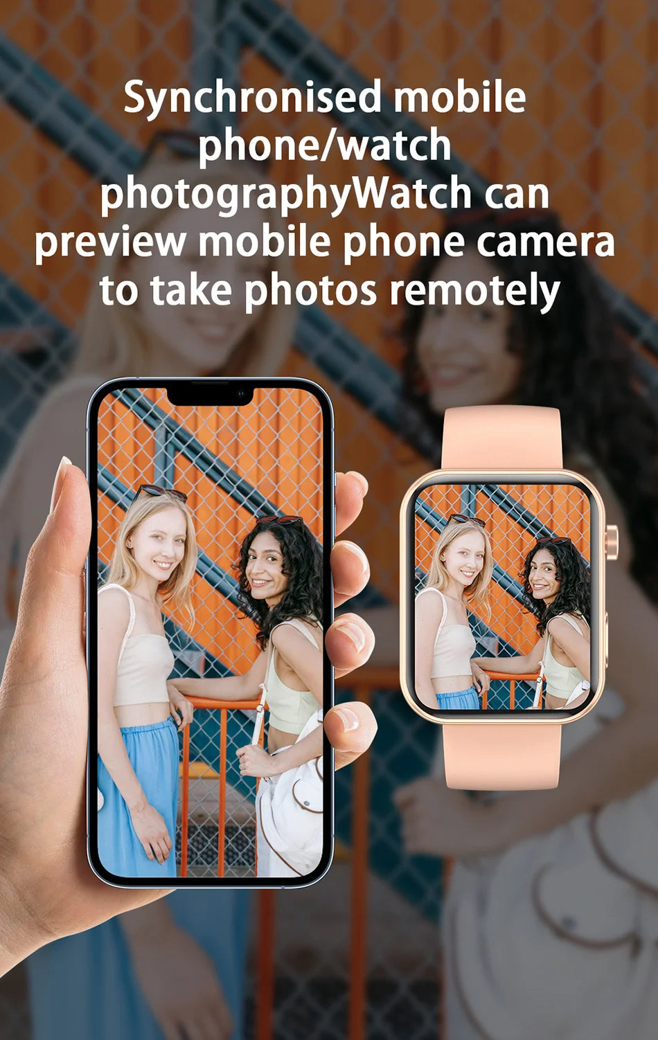 New Smart Watch Women Men Camera Take Photo Record Video Heart rate Sports Fitness Waterproof Bluetooth Call For Android iOS