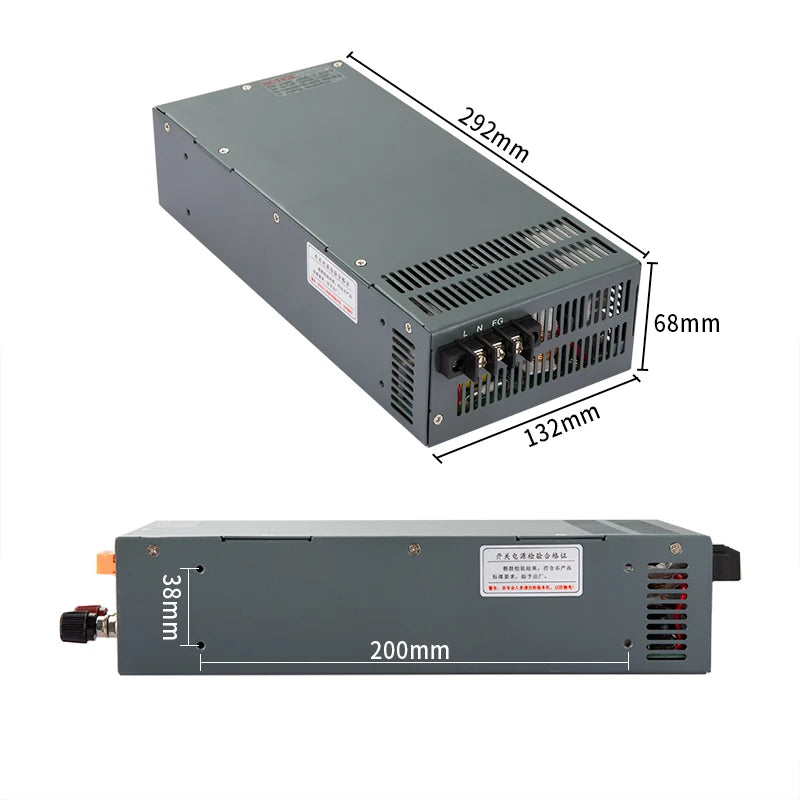 2000W DC Switching Power Supply Display Voltage Adjustable 0-12V15V 24V 36V 48V 60V 72V 80V 90V 100V 110V 220v 300v AC DC  SMPS