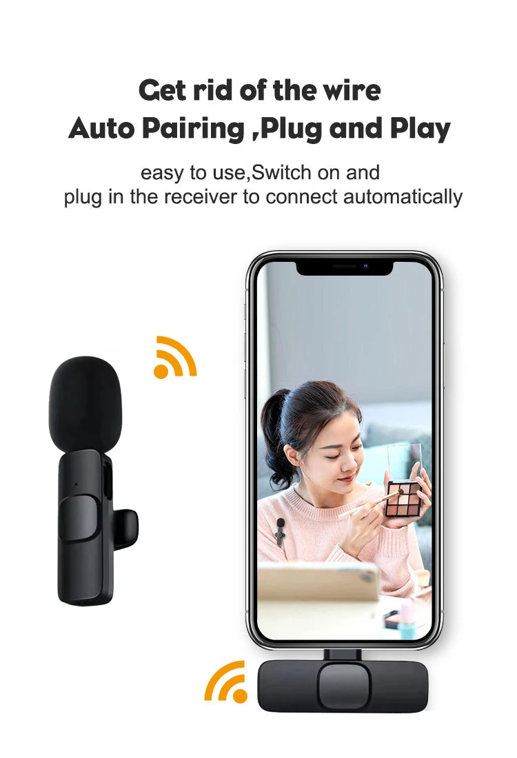 Microphone Portable Audio Video Recording Mini Mic For Ios Android Live Broadcast Gaming Phone Mikrofo