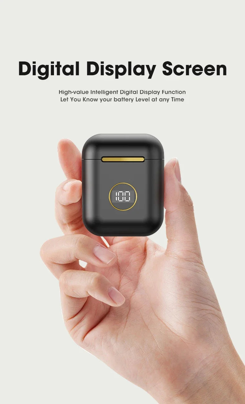 j18 NEW Upgrade Bluetooth 5.1 Earphone Wireless Headphone Stereo Earbuds Headset With Charging Box Microphone For xiaomi iphone