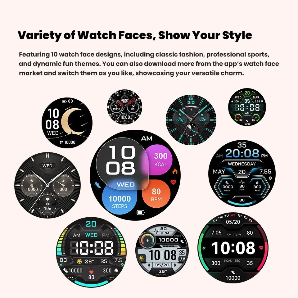 Xiaomi 2026 battery AMOLED screen Outdoor sports smartwatch men's watch compass 10ATM waterproof Bluetooth call smartwatch