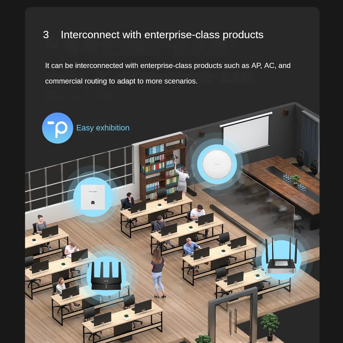 TP-LINK WIFI6 Dual Band AX3000 Wireless Router 2.5G&5G Mesh Networking AP Hotspot  Wifi Range Extender  Access Point