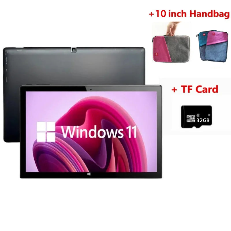 Big Sales Type-C Intel N3350 Windows 11 Tablet PC 10.1 INCH 4GB RAM 64GB ROM 64bit 4-Cores 1920 x 1200 IPS Resolution 1*USB 3.0
