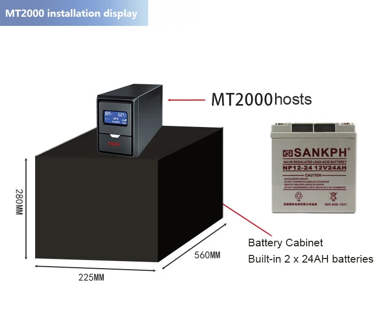Uninterruptible Power Supply Extra Lasting Prolong Time Inside With Battery 5 Hours Backup Time Powering Security Camera Ups