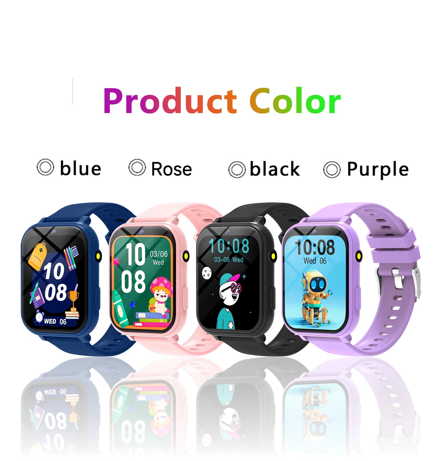 Kids Games Smart Watch 18 Games Camera Waterproof Flashlight Sleep Monitoring Step Counter Boy Girl Children Smartwatch Gifts