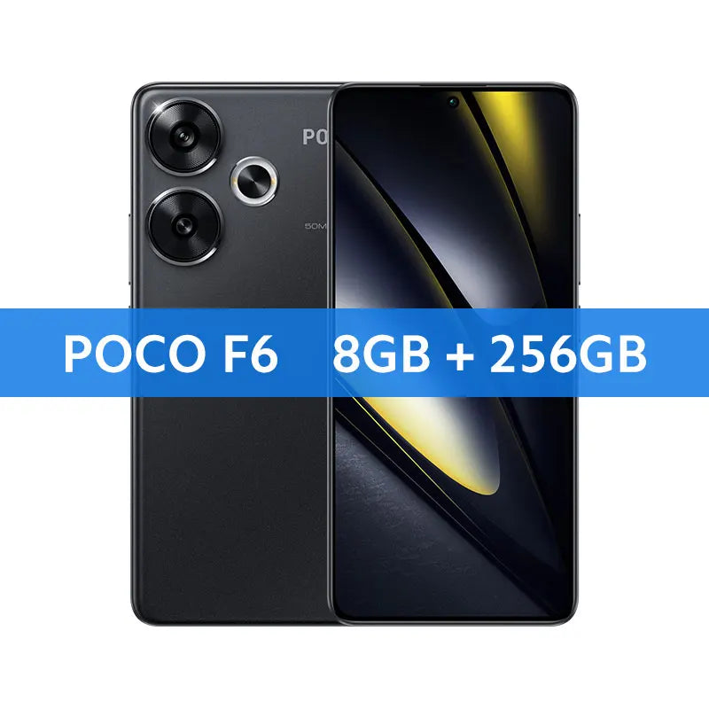 World Premiere POCO F6 Smartphone Global Version Snapdragon®8s Gen 3 NFC 120Hz Flow AMOLED 90W Turbo Charging 5000mAh Battery
