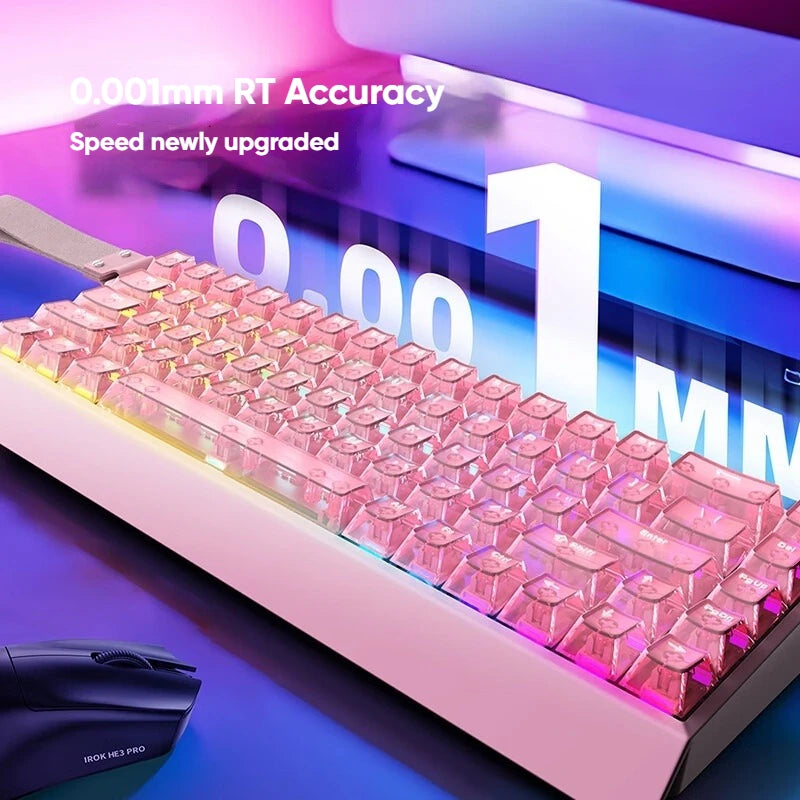 IROK Carotmas Mercury68 Max mars68 pro Mercury 68 Gaming Magnetic Mechanical Keyboard Rapid Trigge 0.001 8K Wired Gamer Keyboard