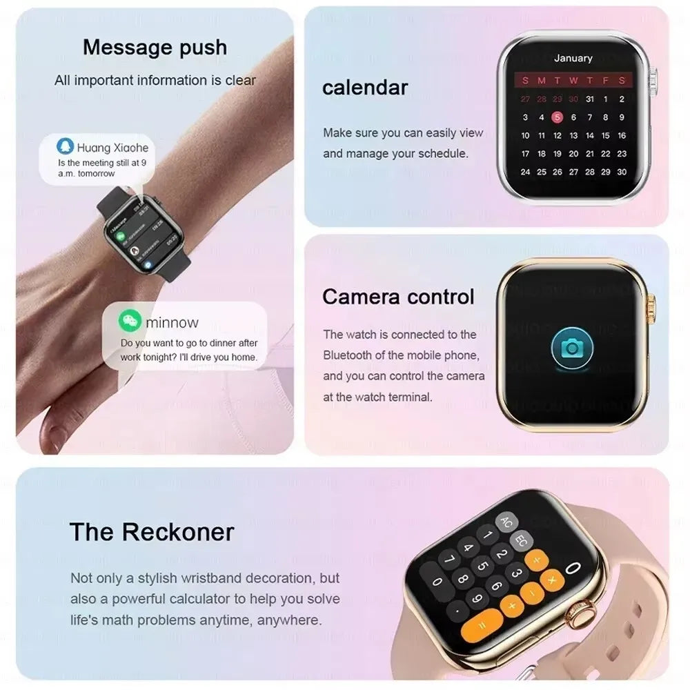 2025 GPS Smart Watch Series 10 For Apple Watch X 10 Memory Music Video Bluetooth Call Waterproof NFC Smartwatch For Android IOS