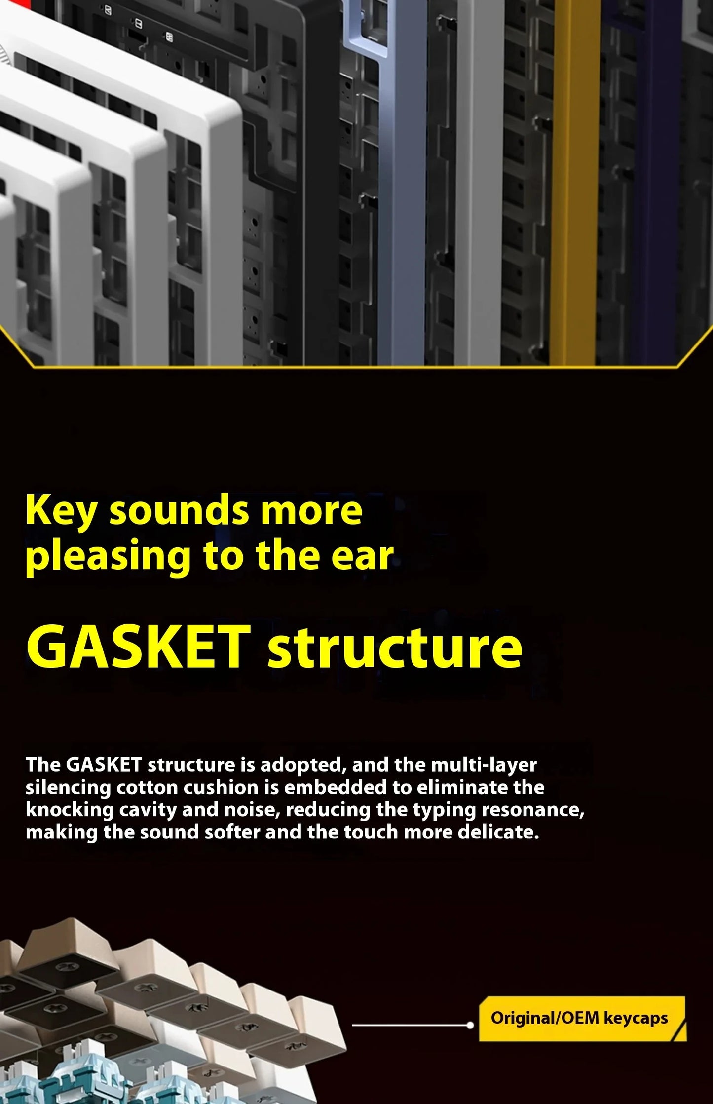 LEOBOG Hi75C Pro Hi75 Sugar65 Custom Mechanical Keyboard Aluminum Kits Hot Swap Wired Gaming Keyboard RGB Gamer Gasket Keyboard