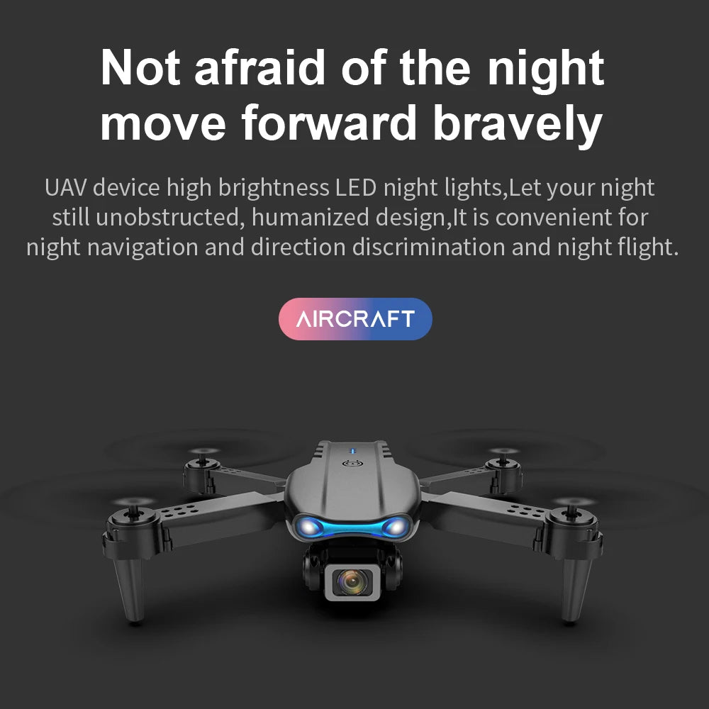 E99Pro Dron with Camera Professional 4K Dual Camera WIFI Optical Flow Drone fpv Obstacle Avoidance Aerial Photography Quadcopter