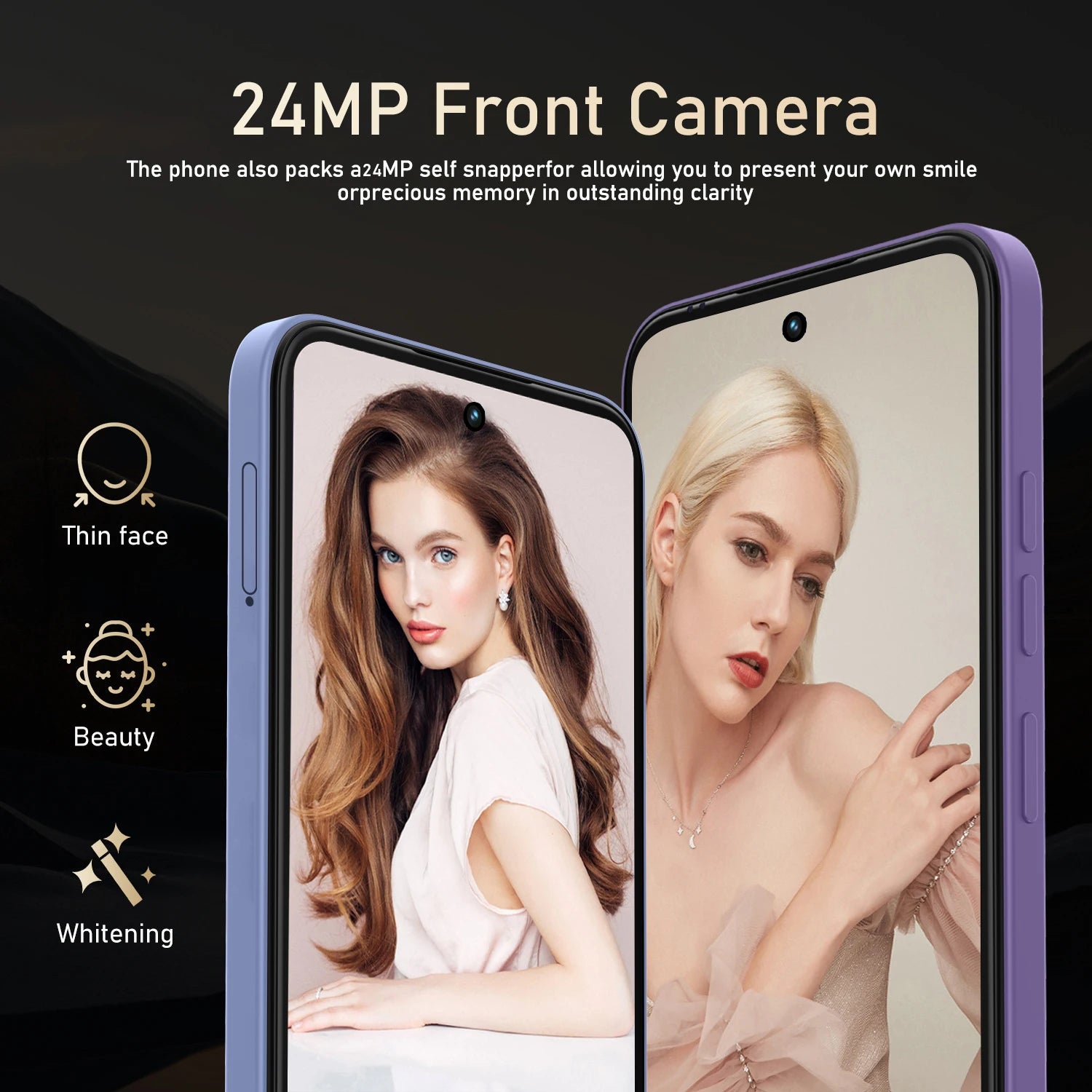 Global Vision 17 Pro Smartphone Android 8GB RAM 256GB ROM 6.67 Inch Phone 5800mAh 720x1612HD 24+48MP 4G Network Mobile Phone