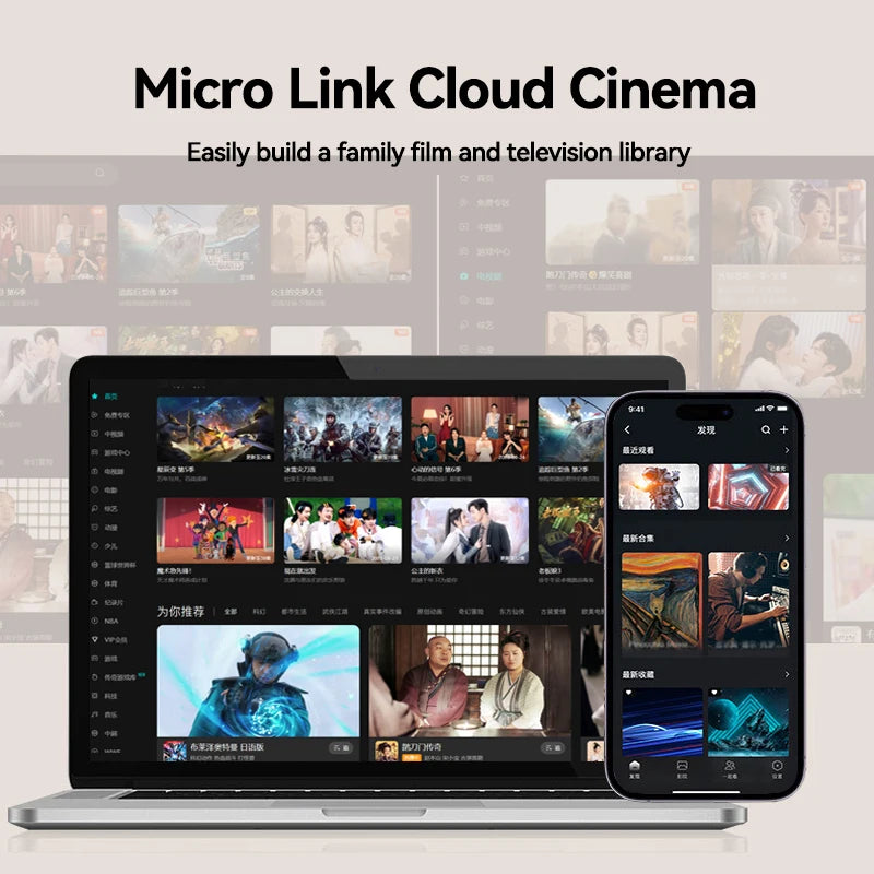 Yottamaster Nas Server Storage Private Cloud Nas Storage for Family HDD SSD Network Attached Storage Remote Access Backup Nas