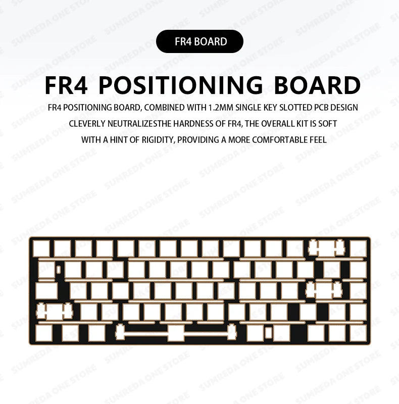 Lucky65 V2 NUT65 Sugar65 Weikav Lucky 65keys Mechanical Keyboard Aluminum 3-Mode Rgb Hot Swappable Custom Wired Gaming Keyboard