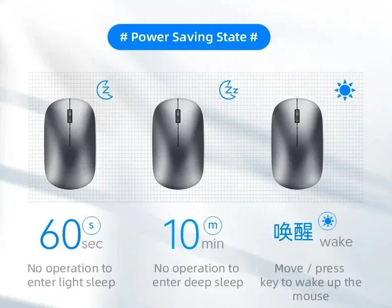 Xiaomi Wireless Mouse Bluetooth Silent 2.4G Dual-mode Type-C Charging Ergonomic Morandi Portable Laptop Office Gaming Mouse