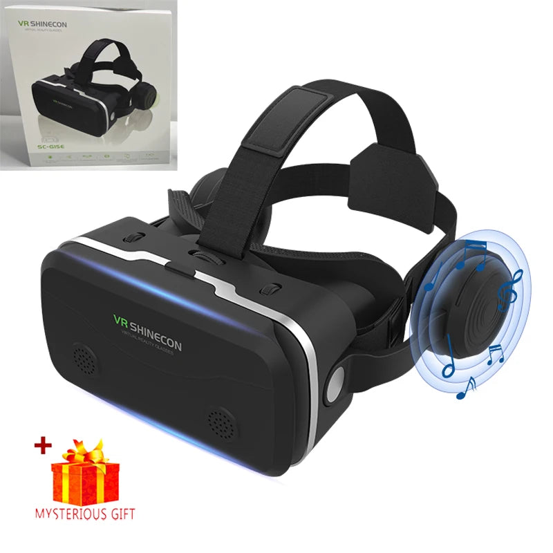 3D Viar Phone Virtual Reality VR Glasses Helmet Headset Smart Devices Lenses Goggles For Smartphones Cell Headphone Mobile Games