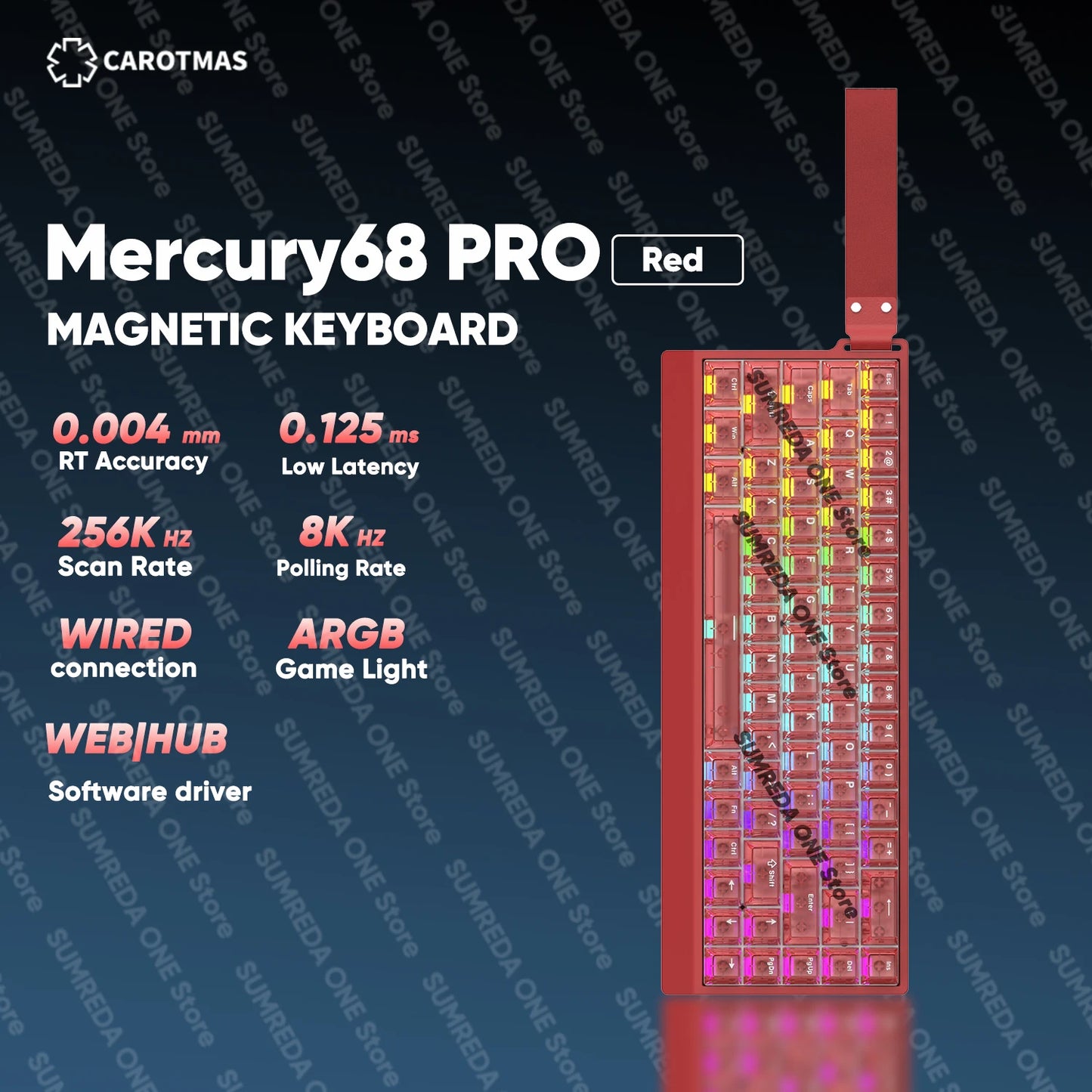 IROK Carotmas Mercury68 Max mars68 pro Mercury 68 Gaming Magnetic Mechanical Keyboard Rapid Trigge 0.001 8K Wired Gamer Keyboard
