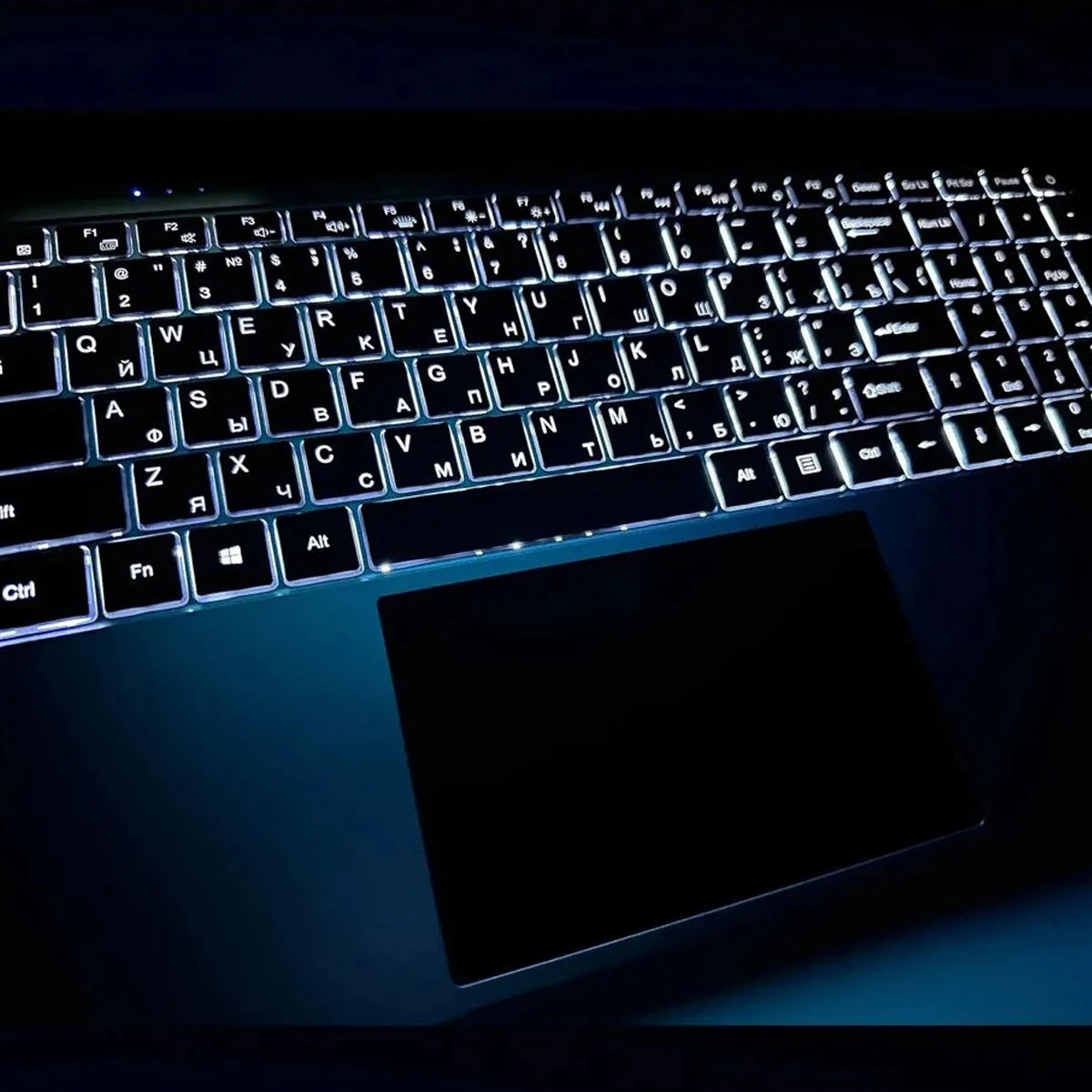 N5095 15.6" Laptop, Up to 32GB RAM 2TB Windows 10/11 Pro, Black backlit English Russian keyboard Portable Notebook