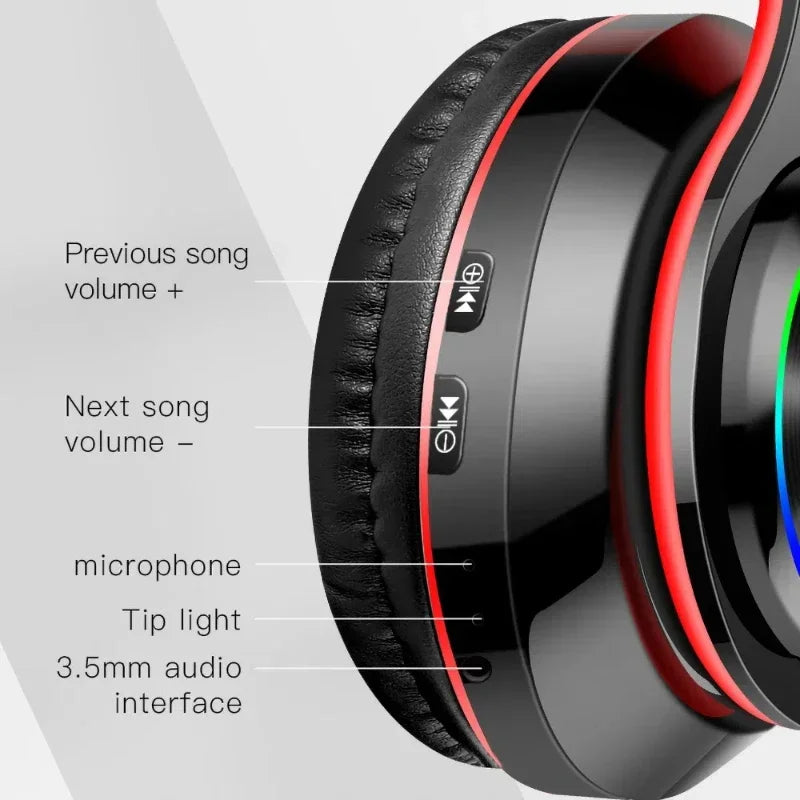 XIAOMI Bluetooth Headset Wireless Headphones Foldable HiFi Stereo Earphone With Mic Support SD Card FM For Xiaomi Iphone