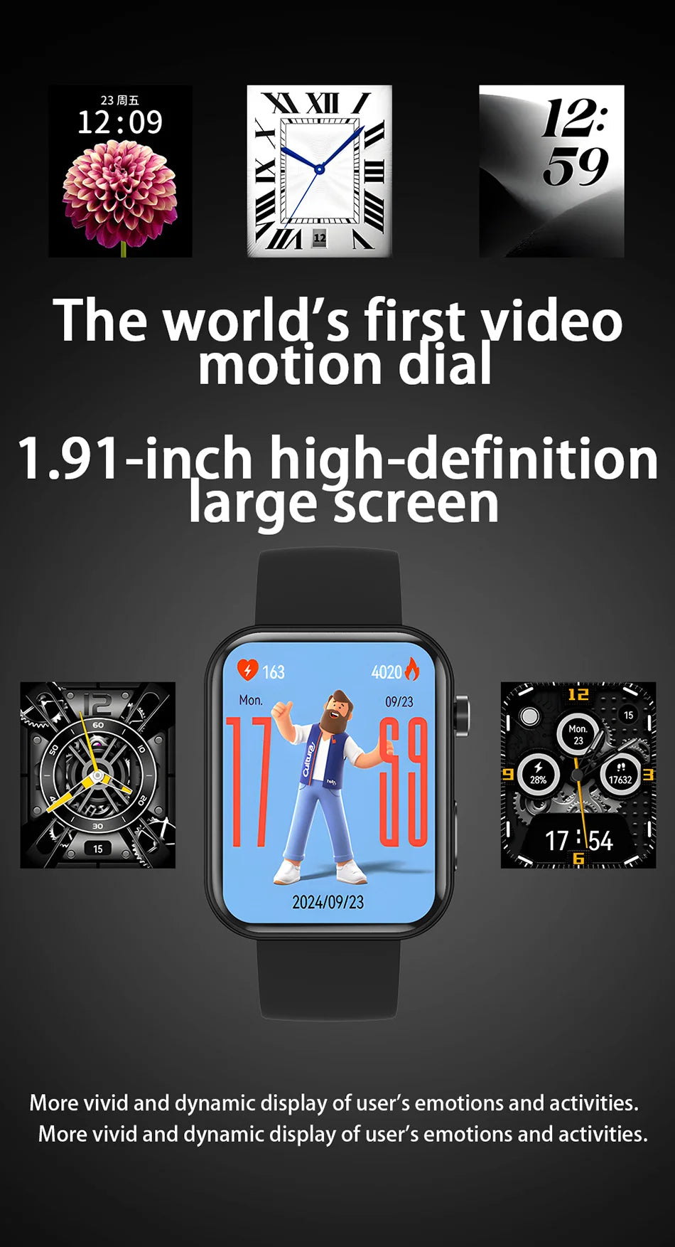 New Smart Watch Women Men Camera Take Photo Record Video Heart rate Sports Fitness Waterproof Bluetooth Call For Android iOS