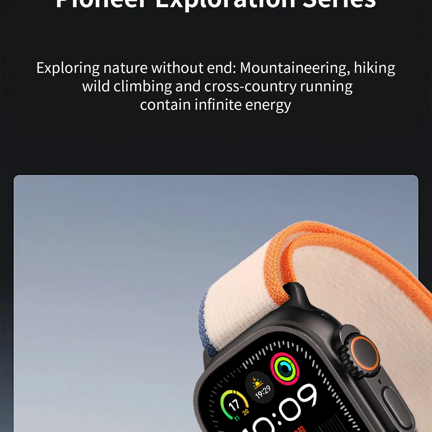 2025 New Suitable for Apple Watch  High Quality Nylon Strap Trail Loop For Watch Series 11 10 9 8 7 SE 3 Ultra 3 2 Band Iwatch