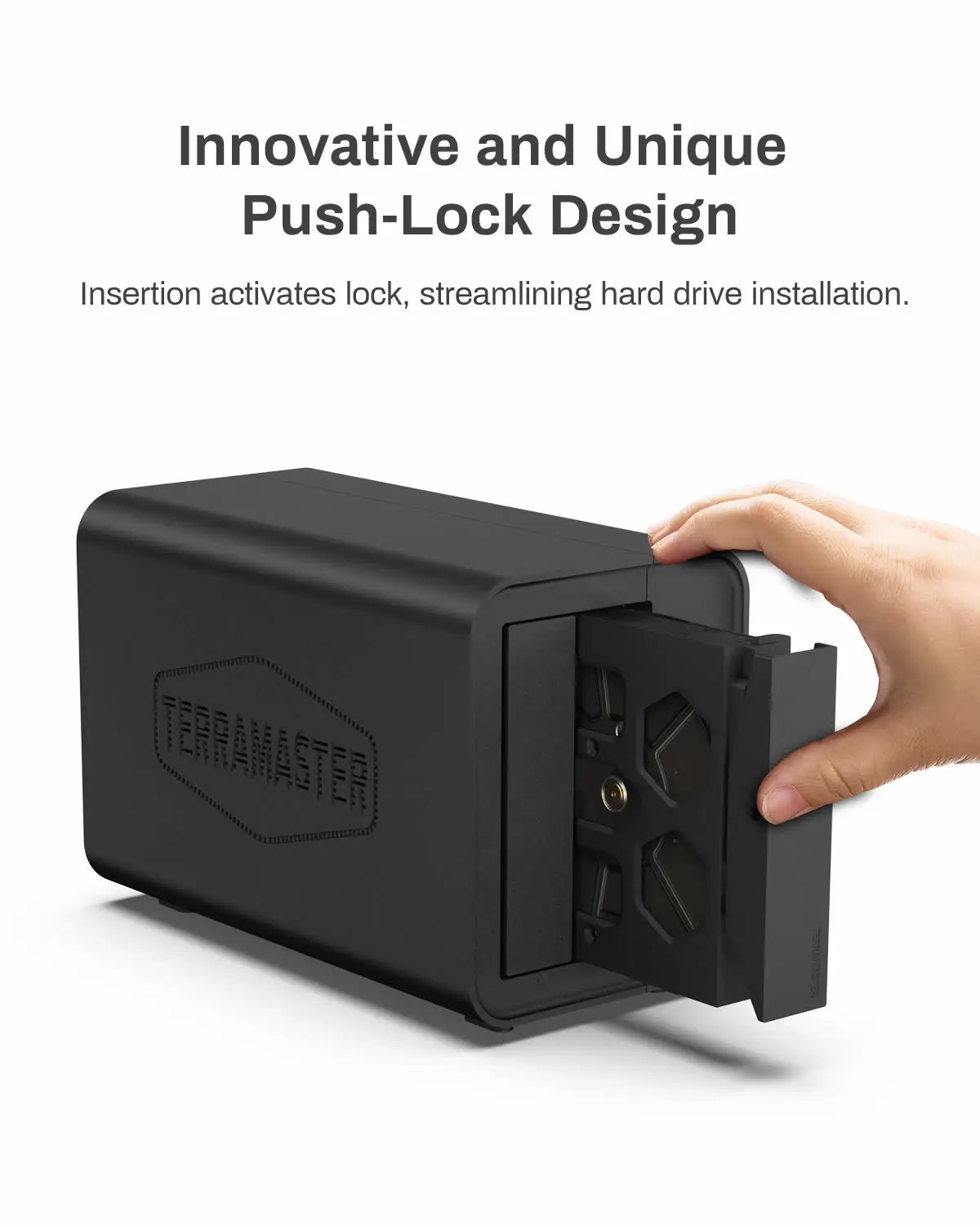 TERRAMASTER F2-424 NAS Storage 2Bay - Quad-Core, 8GB, 2.5GbE Port , Network Attached Storage with High Performance (Diskless)