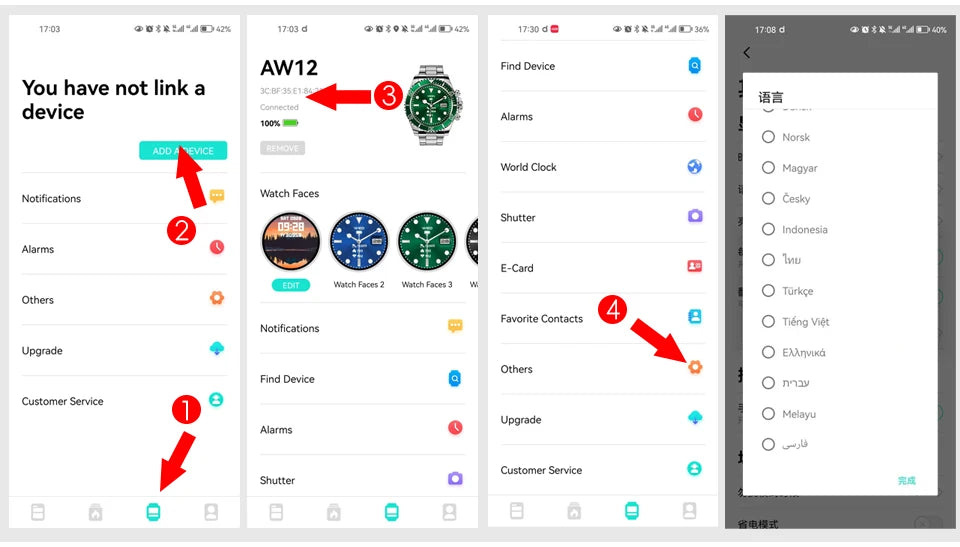 Aiweile AW12 Smartwatch Smart Watch Man High-End Fitness Tracker Sport Business Bluetooth Call 1.3 Inch Steel Play Music Clock