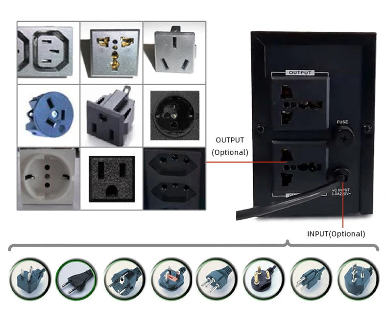 Uninterruptible Power Supply Extra Lasting Prolong Time Inside With Battery 5 Hours Backup Time Powering Security Camera Ups