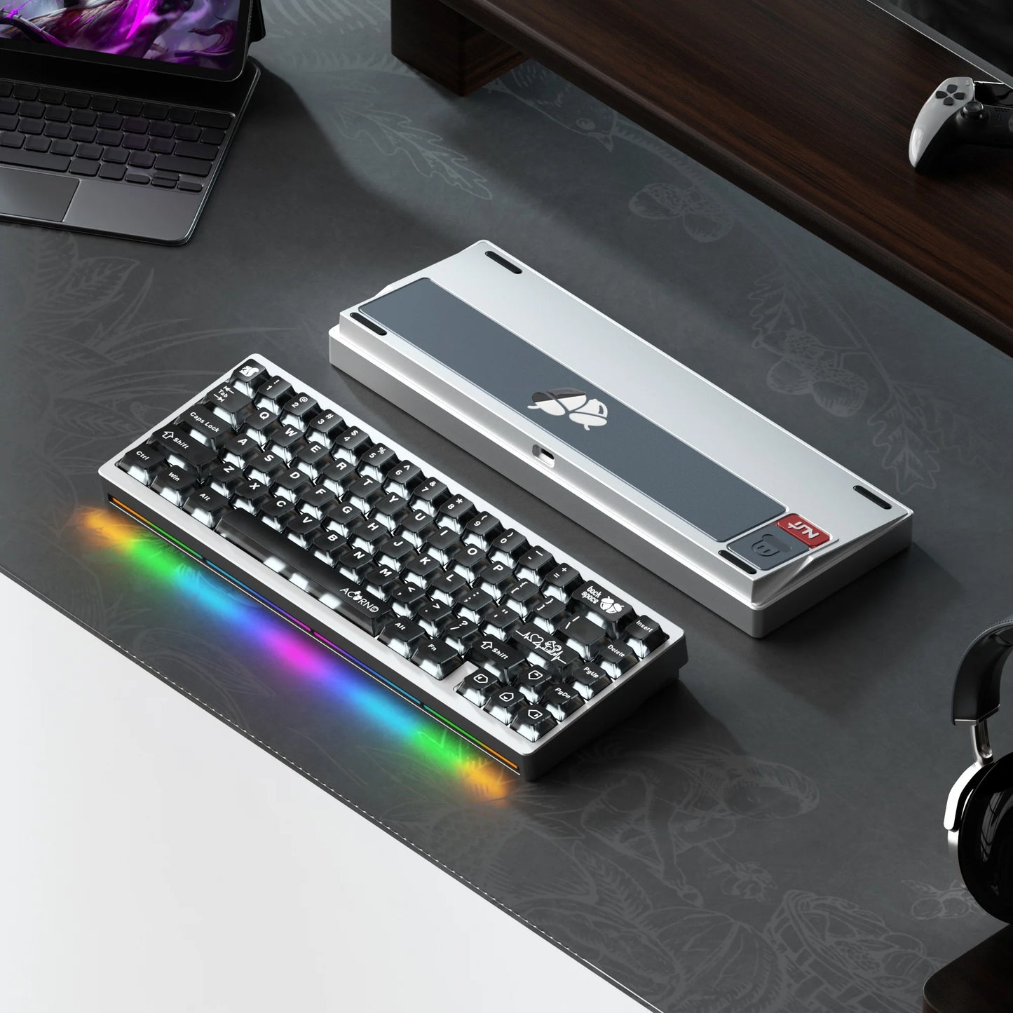 Lucky65 V2 NUT65 Sugar65 Weikav Lucky 65keys Mechanical Keyboard Aluminum 3-Mode Rgb Hot Swappable Custom Wired Gaming Keyboard