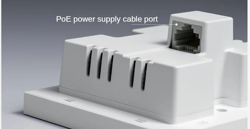 3571Mbps in Wall AP WiFi7 project Indoor AP 802.11be Access Point 2.4GHz 689M 5GHz 2882M, BE3600 WiFi 7 Panel AP, 2.5G RJ45 Port