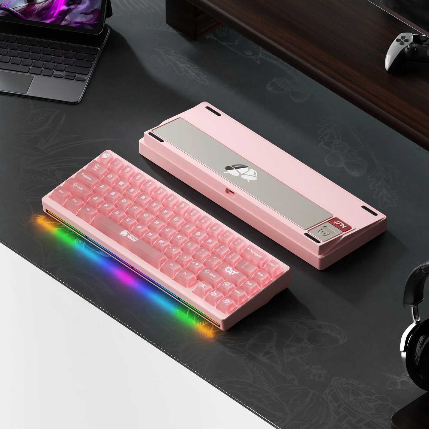 Lucky65 V2 NUT65 Sugar65 Weikav Lucky 65keys Mechanical Keyboard Aluminum 3-Mode Rgb Hot Swappable Custom Wired Gaming Keyboard