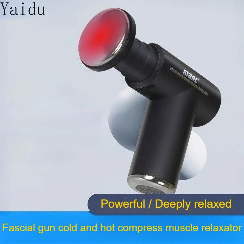 Mini Massage Gun Fascia Machine Muscle Relaxation Vibrating Gun Rod Percussion Massage Fitness Equipment Neck Grab Fascia Gun